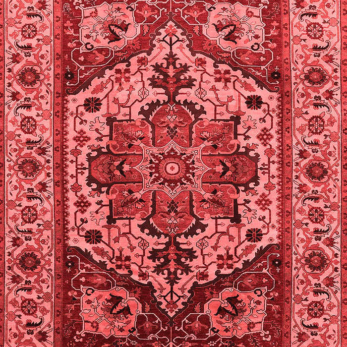 Machine Washable Oriental Red Industrial Rug, wshurb572red