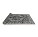 Sideview of Oriental Gray Industrial Rug, urb572gry