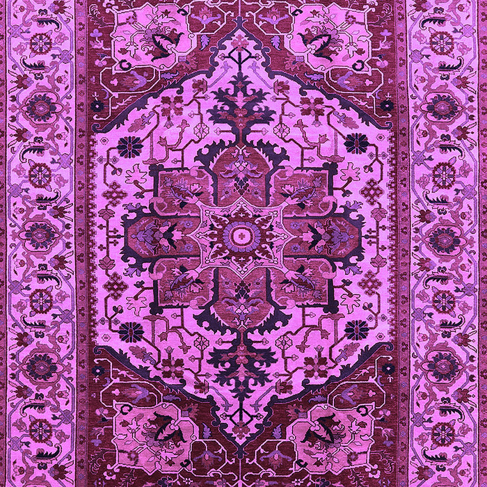 Machine Washable Oriental Purple Industrial Area Rugs, wshurb572pur