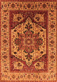 Oriental Orange Industrial Rug, urb572org