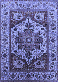 Oriental Blue Industrial Rug, urb572blu