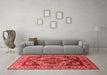 Industrial Red Washable Rugs