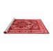 Industrial Red Washable Rugs