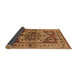 Sideview of Oriental Brown Industrial Rug, urb573brn