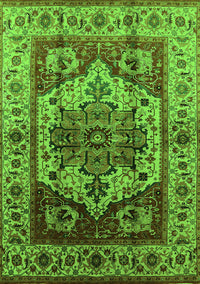 Oriental Green Industrial Rug, urb573grn