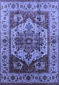 Oriental Blue Industrial Rug, urb573blu