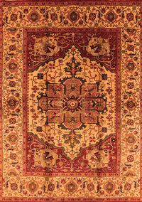 Oriental Orange Industrial Rug, urb573org