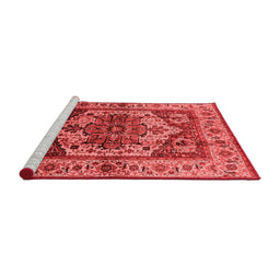 Industrial Red Washable Rugs
