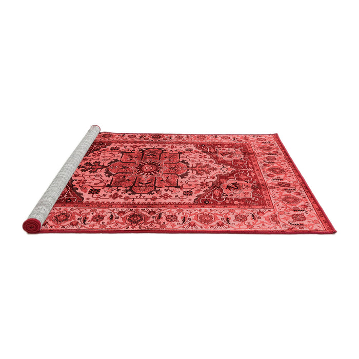 Industrial Red Washable Rugs