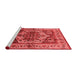 Industrial Red Washable Rugs