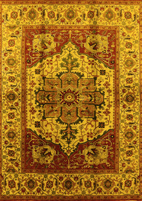 Oriental Yellow Industrial Rug, urb573yw