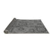 Sideview of Oriental Gray Industrial Rug, urb574gry