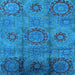 Square Oriental Light Blue Industrial Rug, urb574lblu