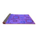 Sideview of Oriental Purple Industrial Rug, urb574pur