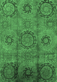 Oriental Emerald Green Industrial Rug, urb574emgrn