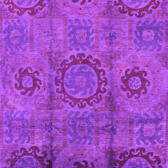 Machine Washable Oriental Pink Industrial Rug, wshurb574pnk