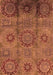 Machine Washable Oriental Orange Industrial Area Rugs, wshurb574org