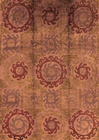 Oriental Orange Industrial Rug, urb574org