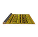 Sideview of Oriental Yellow Industrial Rug, urb575yw