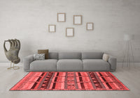 Machine Washable Oriental Red Industrial Rug, wshurb575red