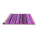 Sideview of Machine Washable Oriental Purple Industrial Area Rugs, wshurb575pur