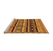 Sideview of Machine Washable Oriental Orange Industrial Area Rugs, wshurb575org