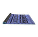 Sideview of Oriental Blue Industrial Rug, urb575blu