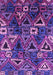 Machine Washable Oriental Purple Industrial Area Rugs, wshurb576pur