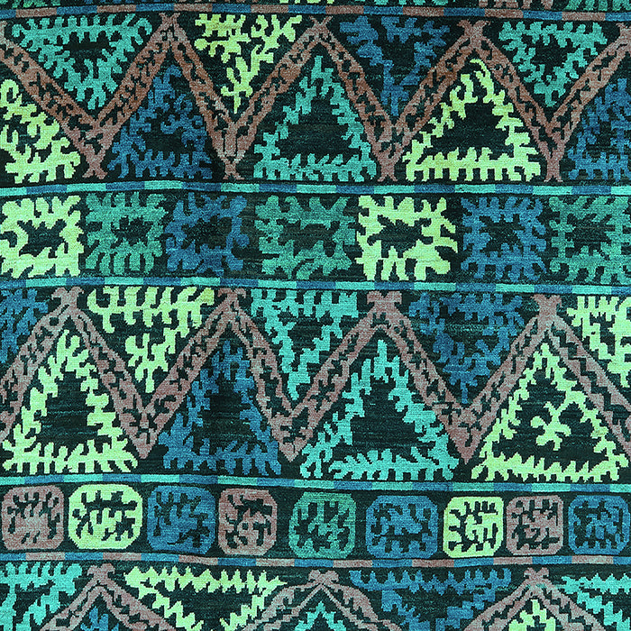 Oriental Turquoise Industrial Rug, urb576turq