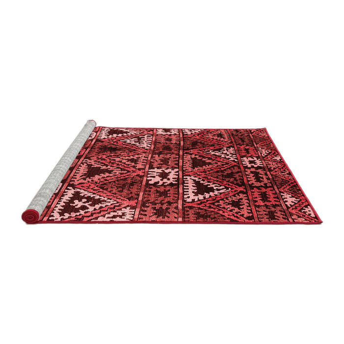 Industrial Red Washable Rugs