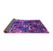 Sideview of Oriental Purple Industrial Rug, urb576pur