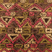 Square Machine Washable Oriental Orange Industrial Area Rugs, wshurb576org