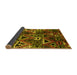 Sideview of Oriental Yellow Industrial Rug, urb576yw