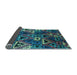 Sideview of Oriental Light Blue Industrial Rug, urb576lblu