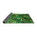 Sideview of Oriental Green Industrial Rug, urb576grn