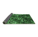 Sideview of Oriental Emerald Green Industrial Rug, urb576emgrn