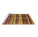 Sideview of Machine Washable Oriental Brown Industrial Rug, wshurb577brn