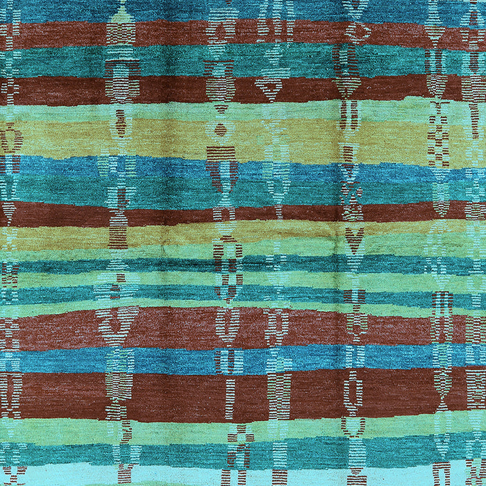 Oriental Light Blue Industrial Rug, urb577lblu