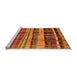 Sideview of Machine Washable Oriental Orange Industrial Area Rugs, wshurb577org