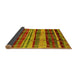 Sideview of Oriental Yellow Industrial Rug, urb577yw