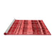 Industrial Red Washable Rugs