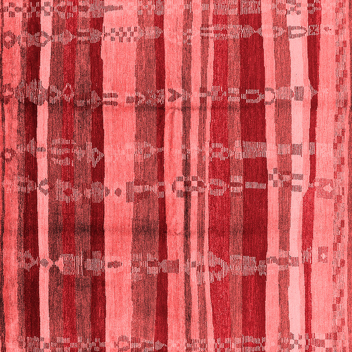 Machine Washable Oriental Red Industrial Rug, wshurb577red