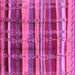 Square Machine Washable Oriental Pink Industrial Rug, wshurb577pnk