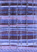 Machine Washable Oriental Blue Industrial Rug, wshurb577blu