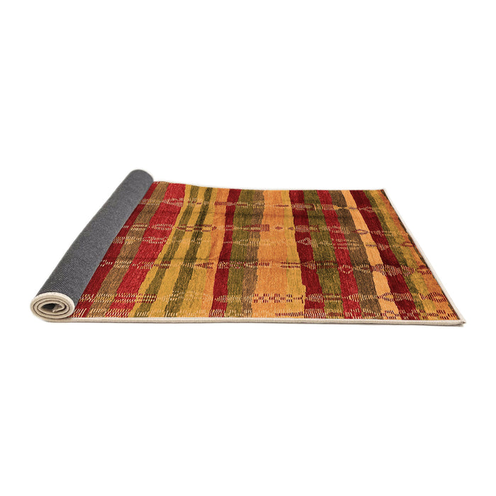Sideview of Oriental Orange Industrial Rug, urb577org