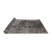 Sideview of Mid-Century Modern Gray Oriental Rug, urb578