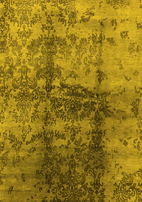 Oriental Yellow Industrial Rug, urb578yw