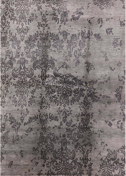 Machine Washable Industrial Modern Gray Rug, wshurb578