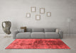 Industrial Red Washable Rugs