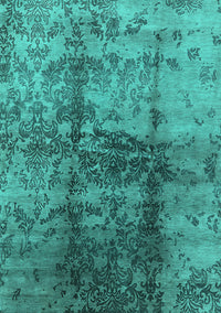 Oriental Turquoise Industrial Rug, urb578turq